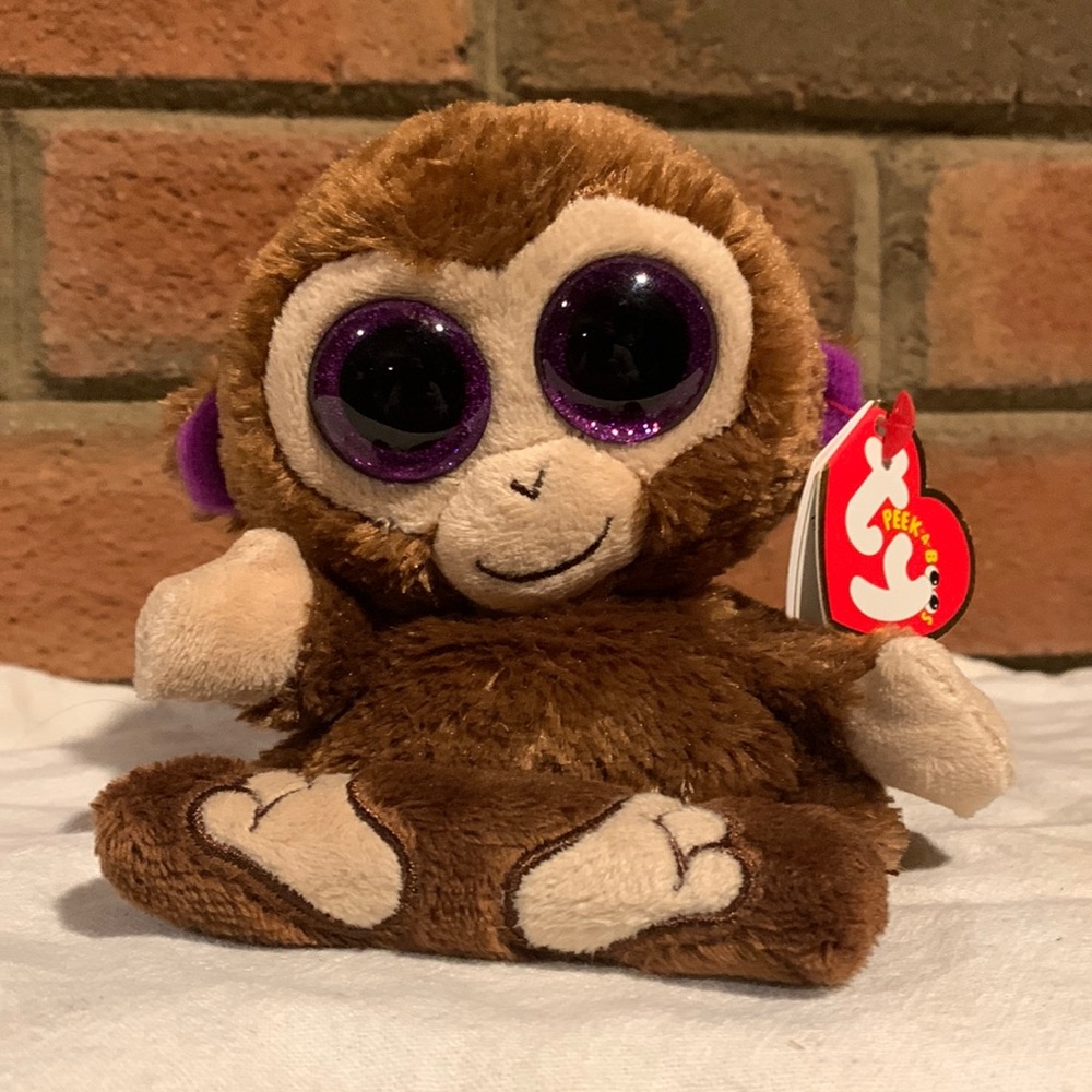 TY PEEK-A-BOOS - CHIMPS - ALL ORIGINAL TAGS ARE IN PLACE